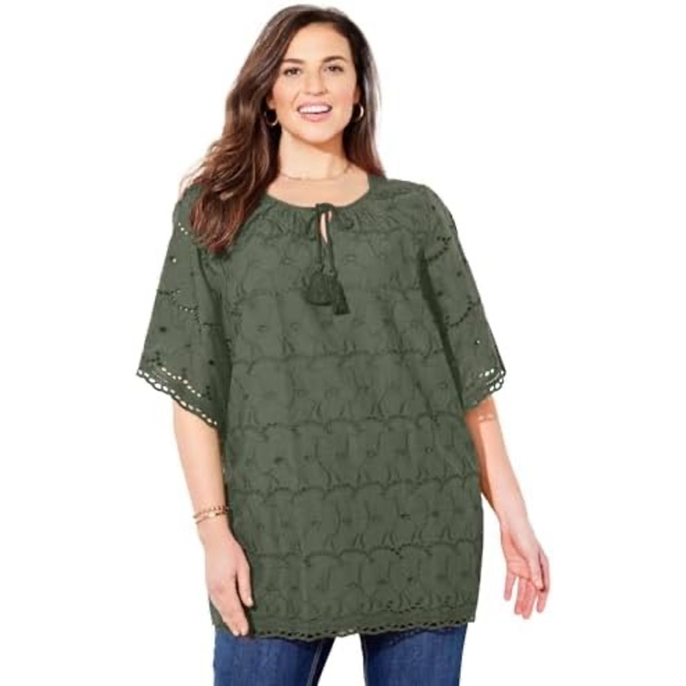 Catherines Harborview Eyelet blouse
